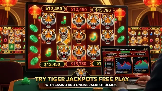 Tiger-Themed Slot Games: Try Tiger Jackpots Free Play with Casino and Online Jackpot Demos